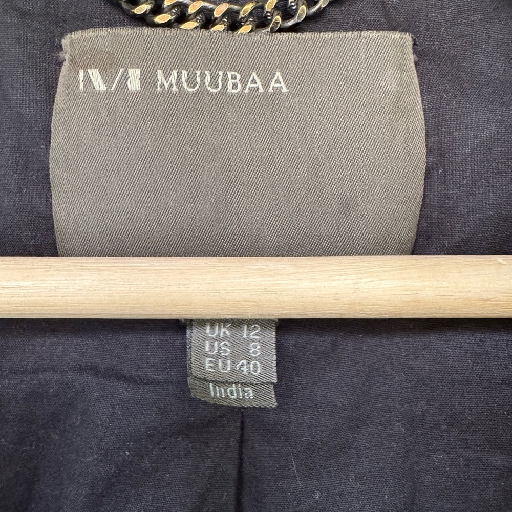 Muubaa quilted leather motorcycle style jacket - Picture 7 of 8